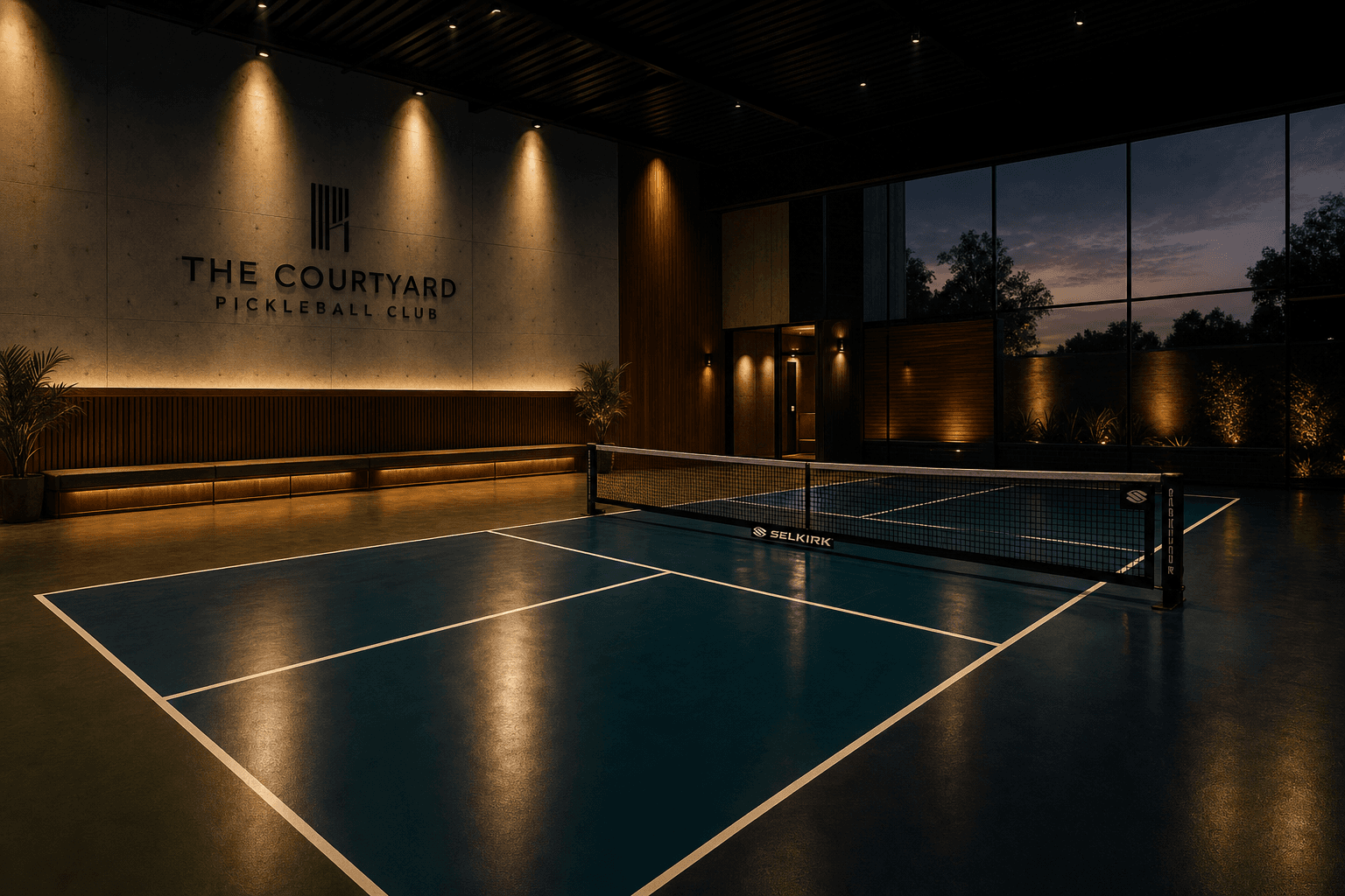 DK PicklePod indoor courts